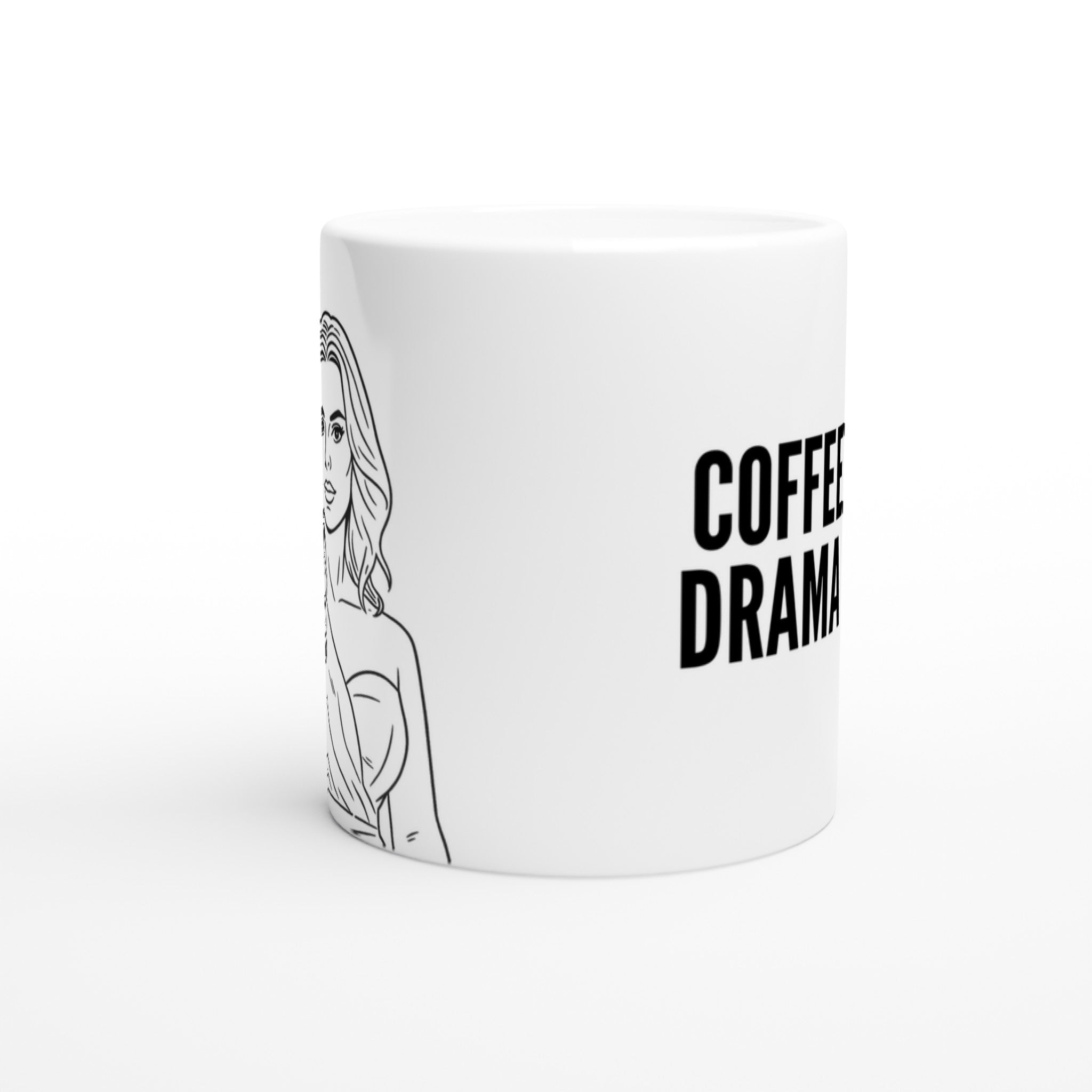 Mok voor koffie/thee - Drama - Coffee first, drama later - LaLaLou