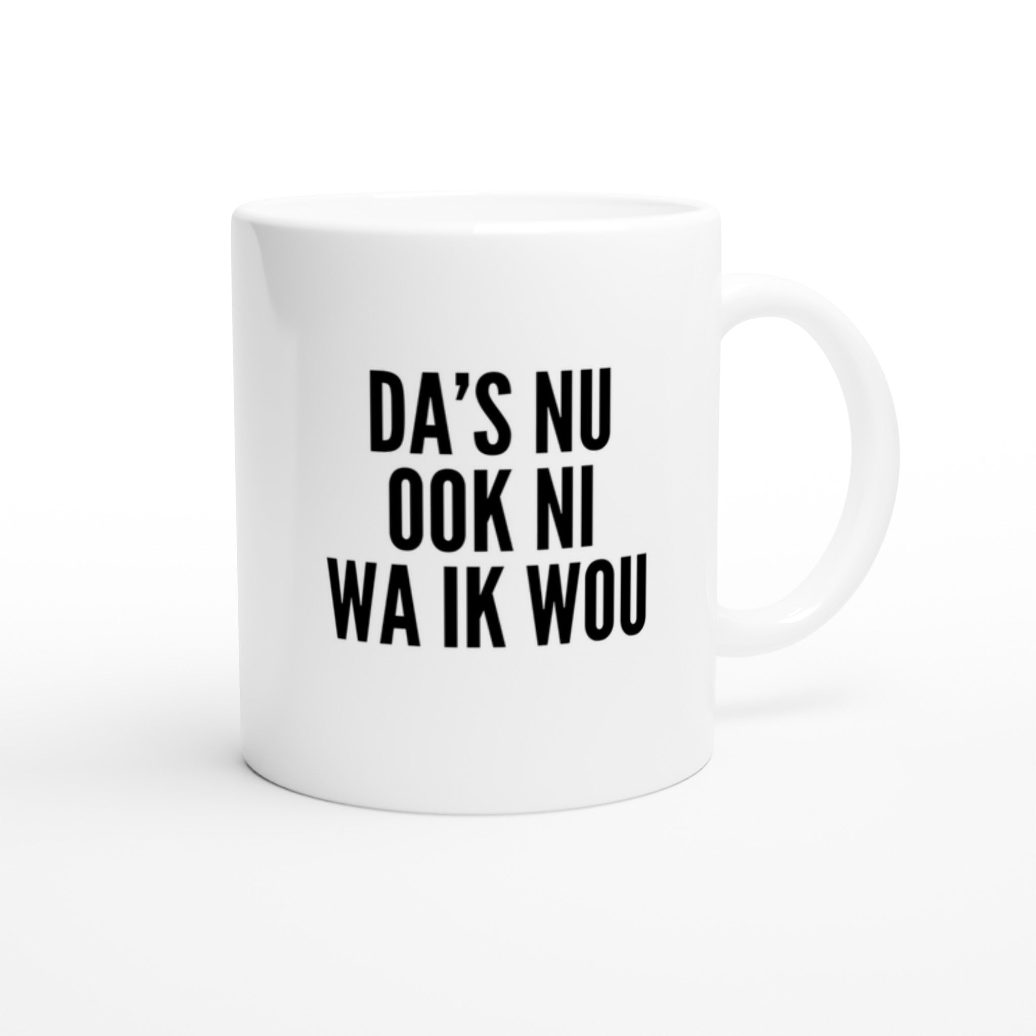 Mok voor koffie/thee - grof gebekt - da's nu ook ni wa ik wou - LaLaLou