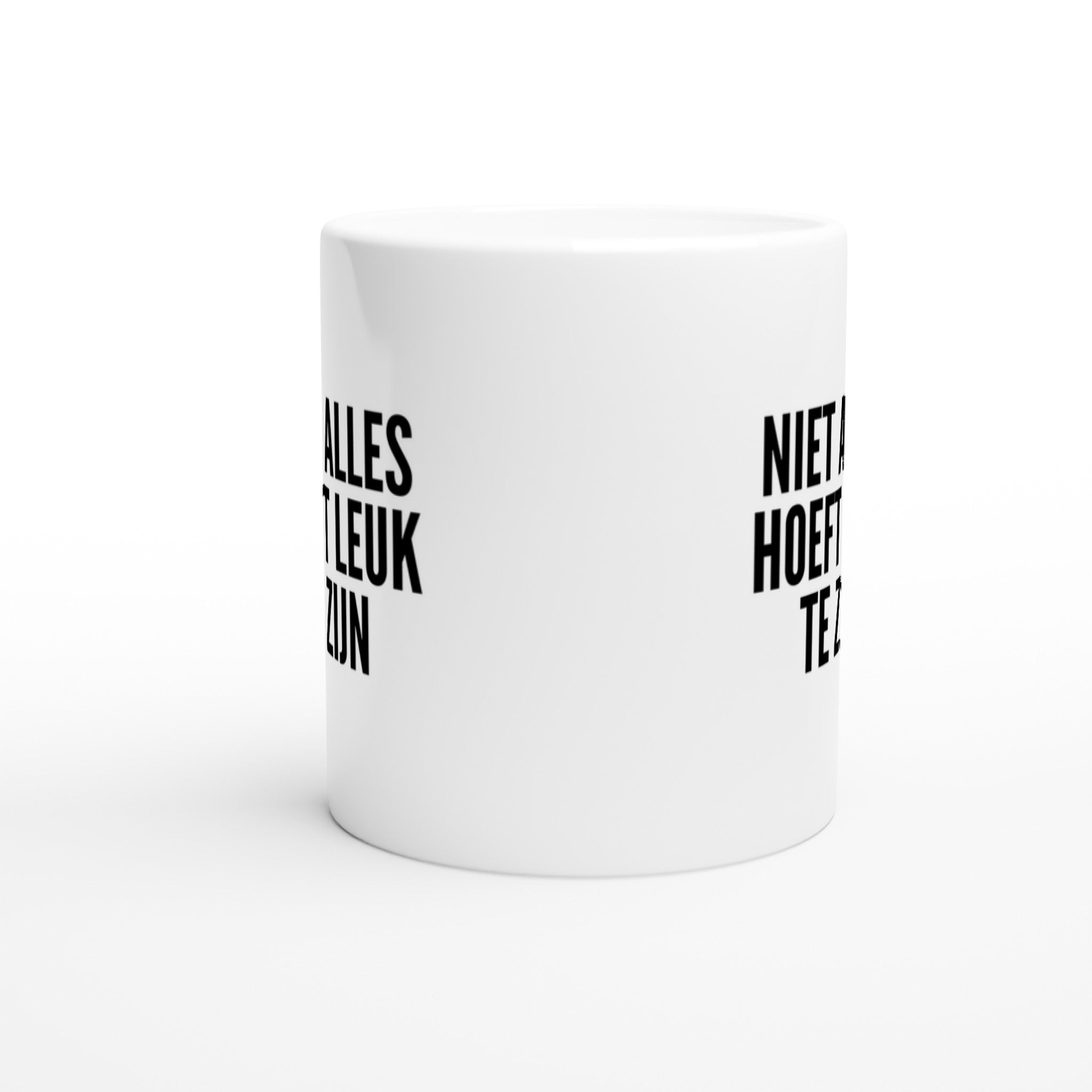 Mok voor koffie/thee - grof gebekt - niet alles hoeft leuk te zijn - LaLaLou