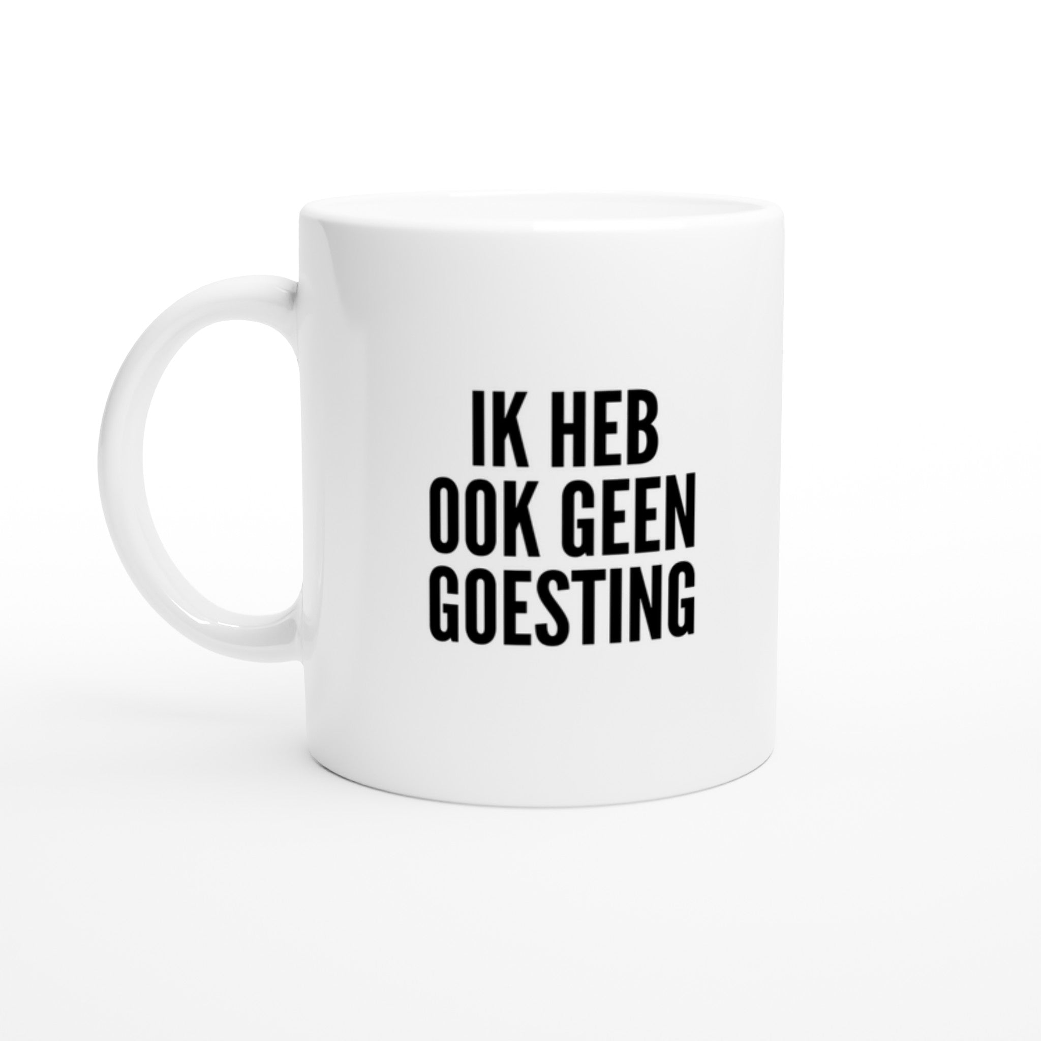 Mok voor koffie/thee - grof gebekt - ik heb ook geen goesting - LaLaLou