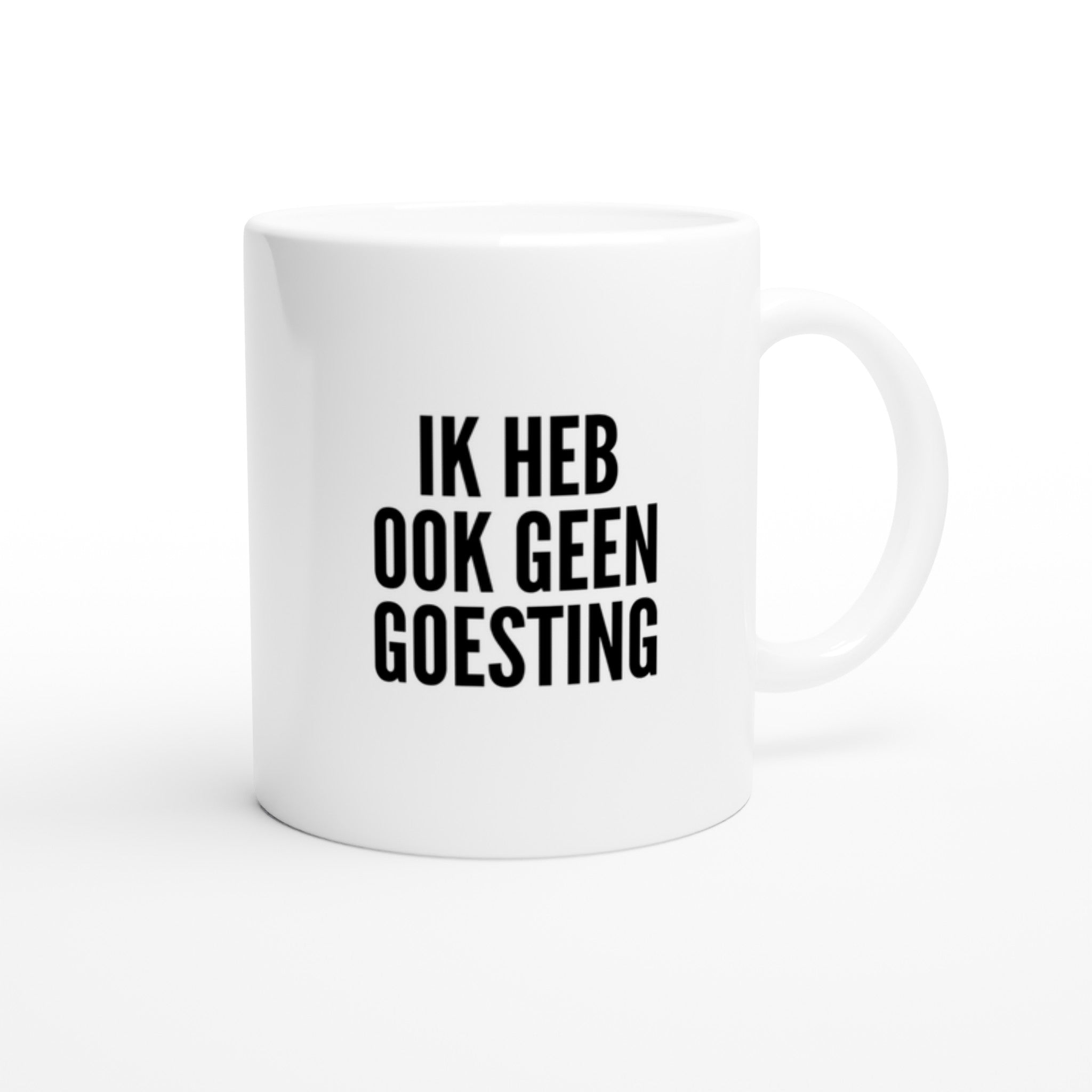 Mok voor koffie/thee - grof gebekt - ik heb ook geen goesting - LaLaLou