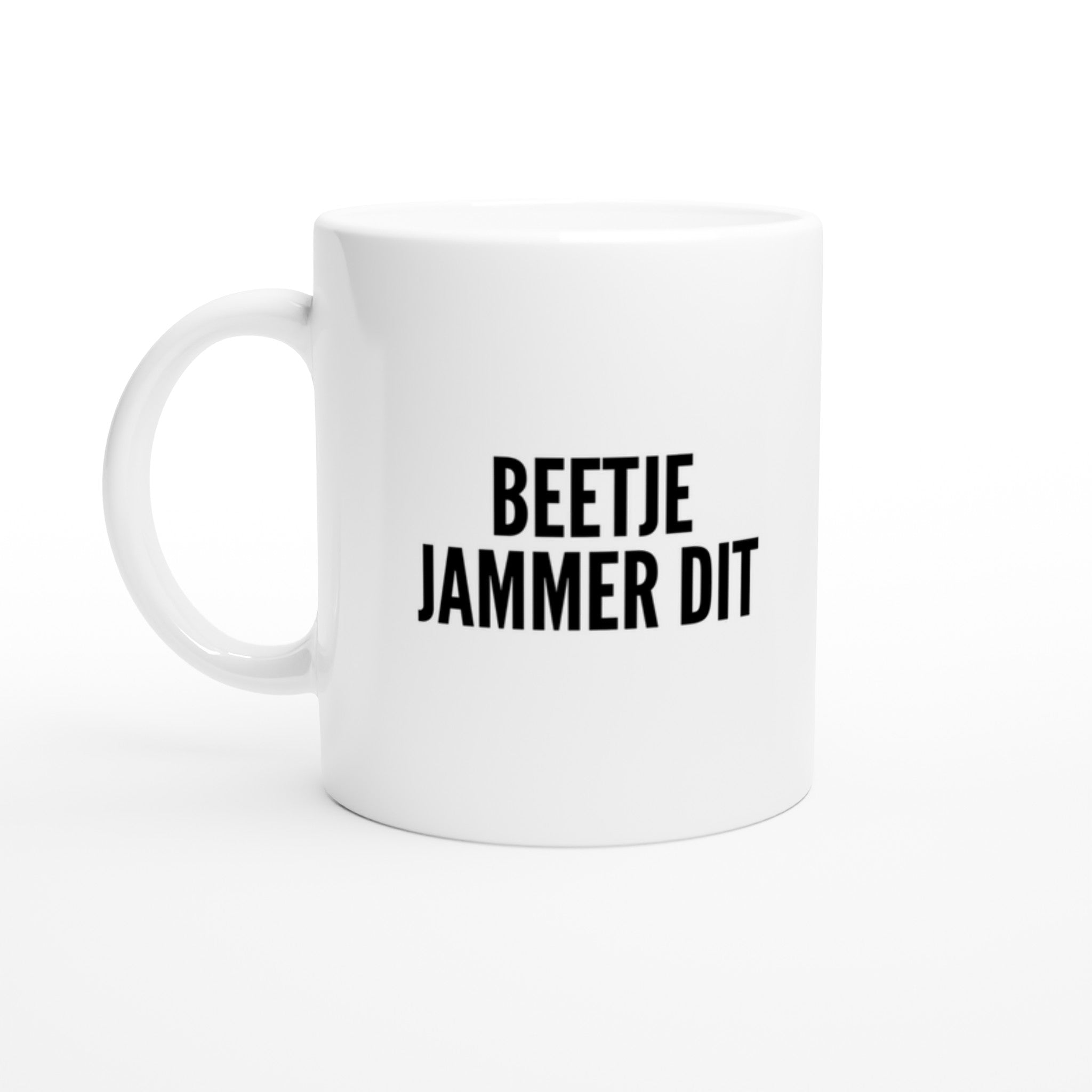 Mok voor koffie/thee - grof gebekt - beetje jammer dit - LaLaLou