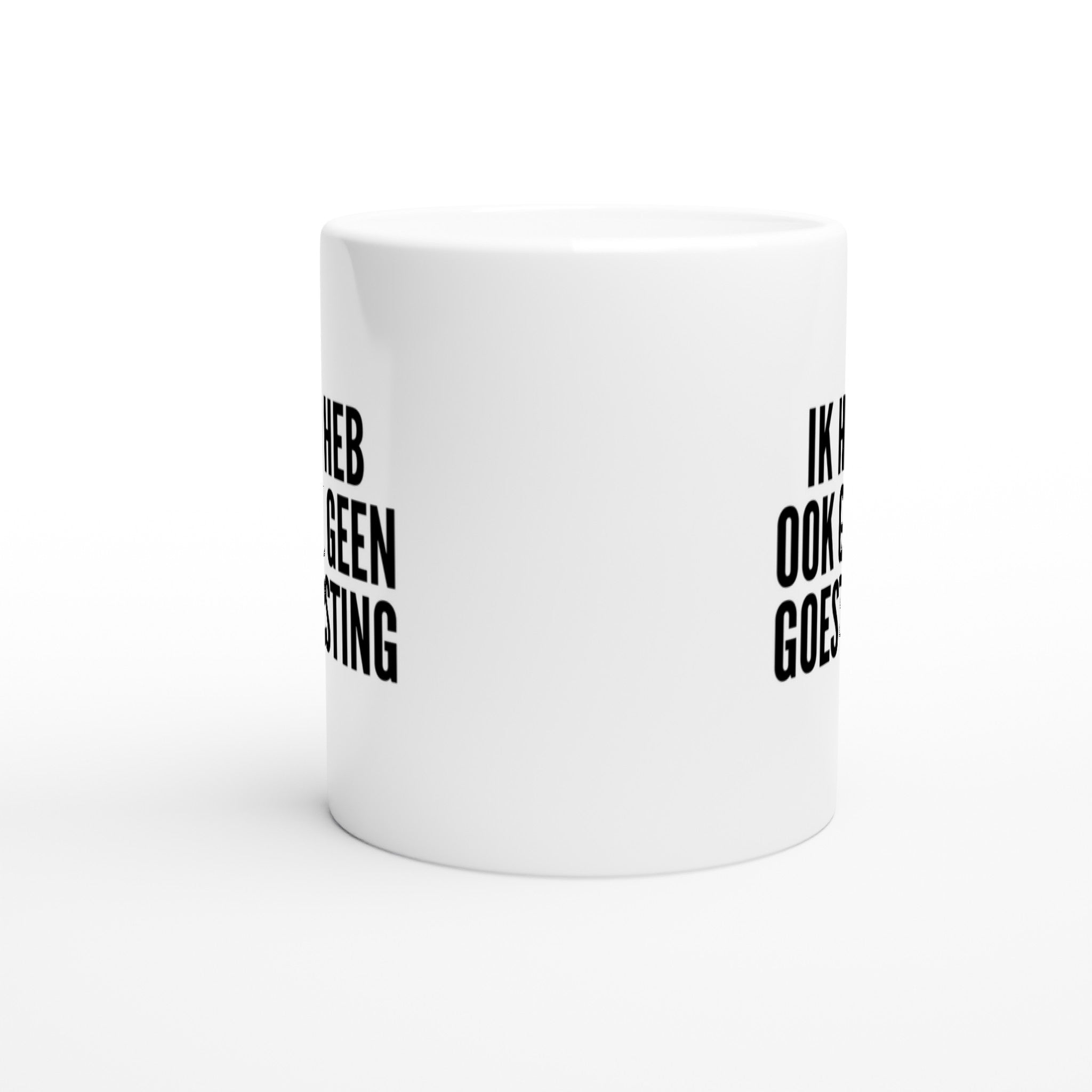 Mok voor koffie/thee - grof gebekt - ik heb ook geen goesting - LaLaLou