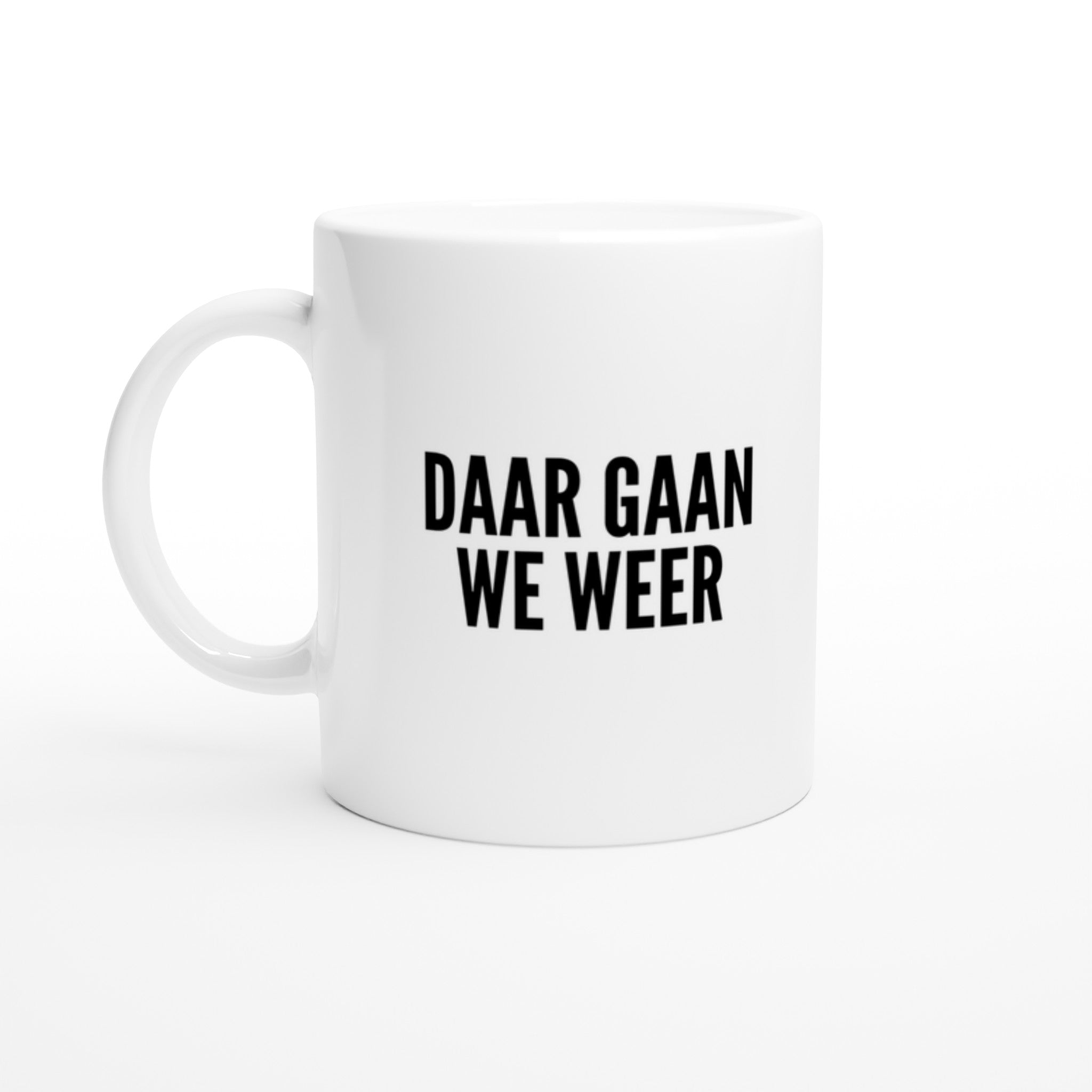 Mok voor koffie/thee - grof gebekt - daar gaan we weer - LaLaLou