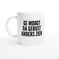 Mok voor koffie/thee - grof gebekt - ge moogt da gerust anders zien - LaLaLou
