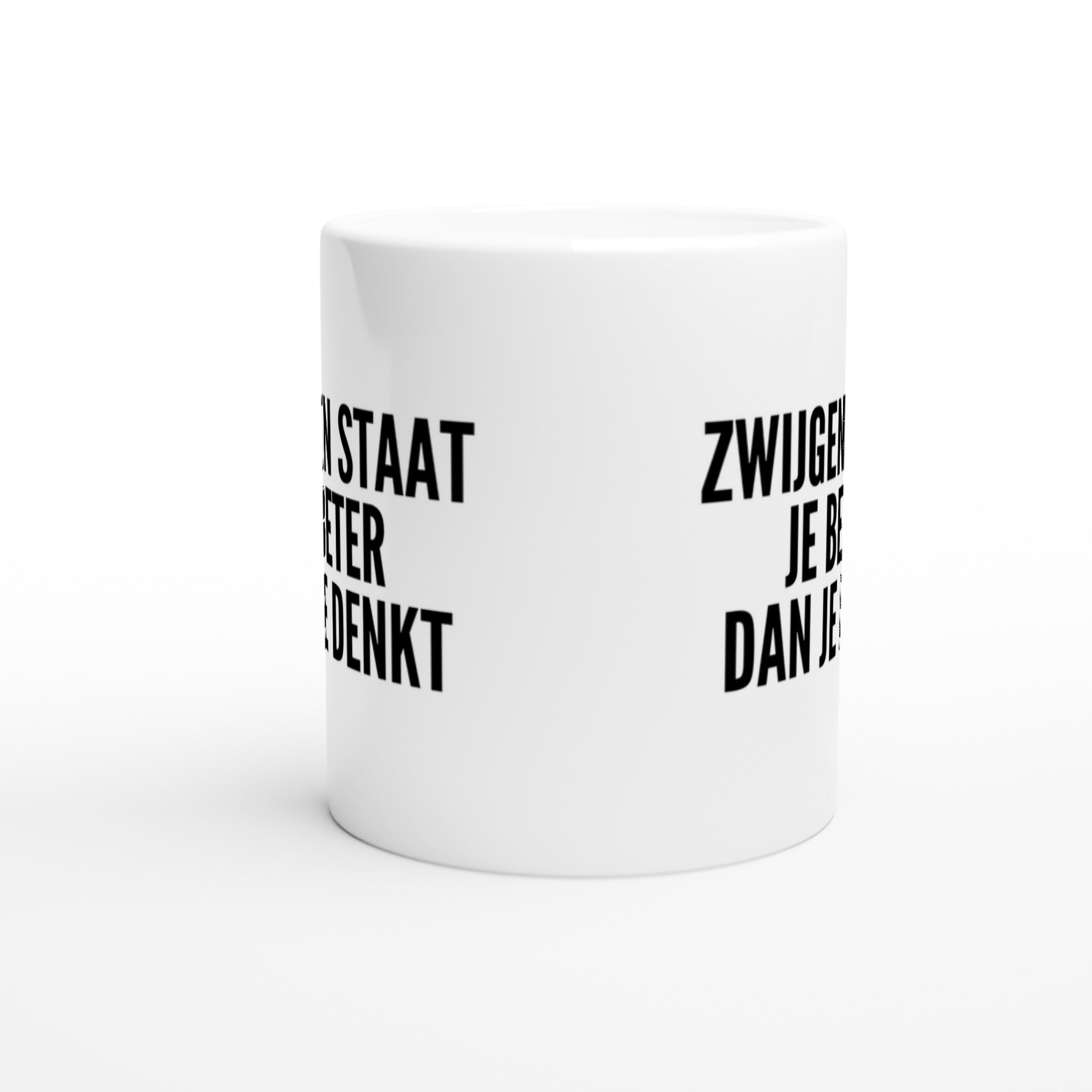 Mok voor koffie/thee - grof gebekt - zwijgen staat je beter dan je denkt - LaLaLou