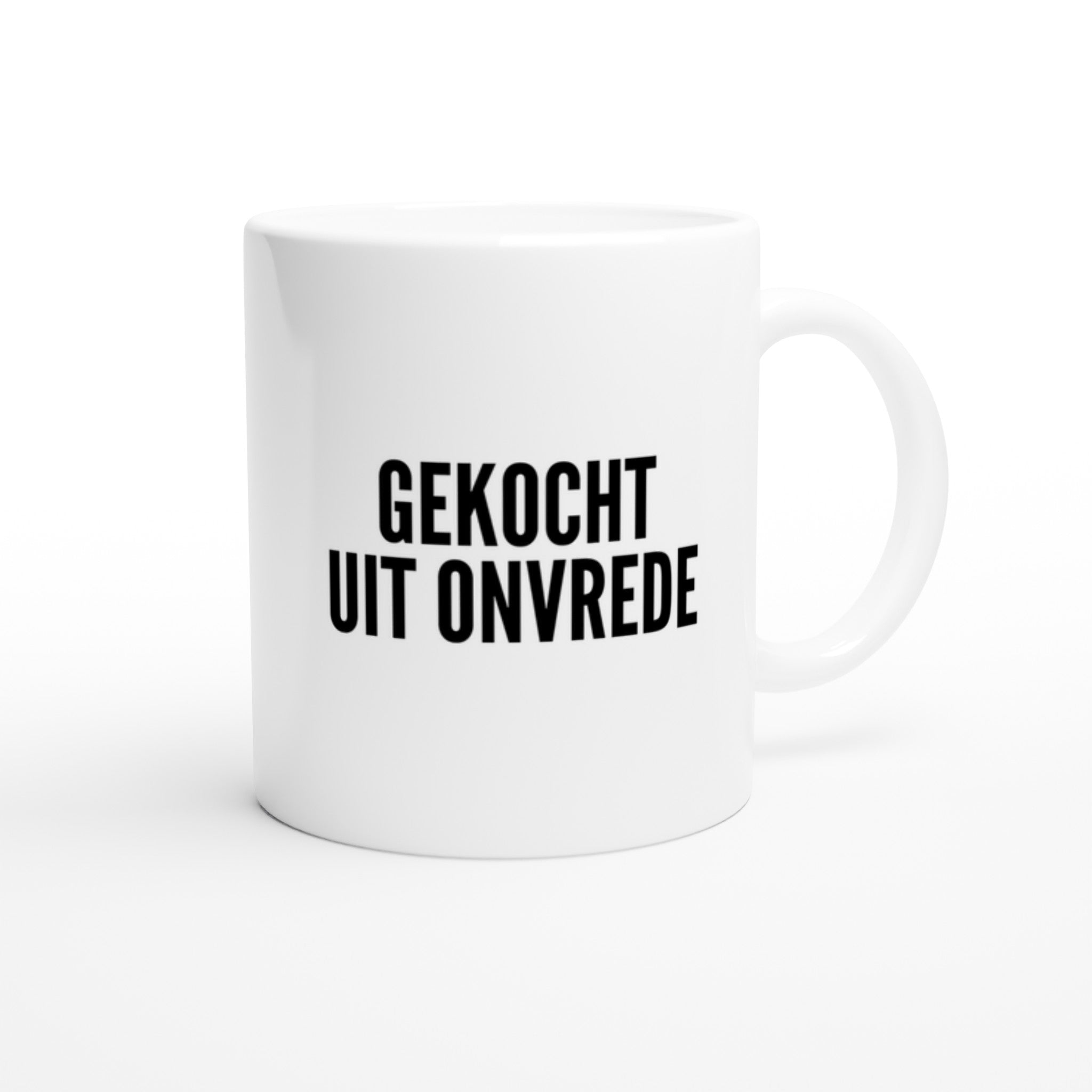 Mok voor koffie/thee - grof gebekt - gekocht uit onvrede - LaLaLou