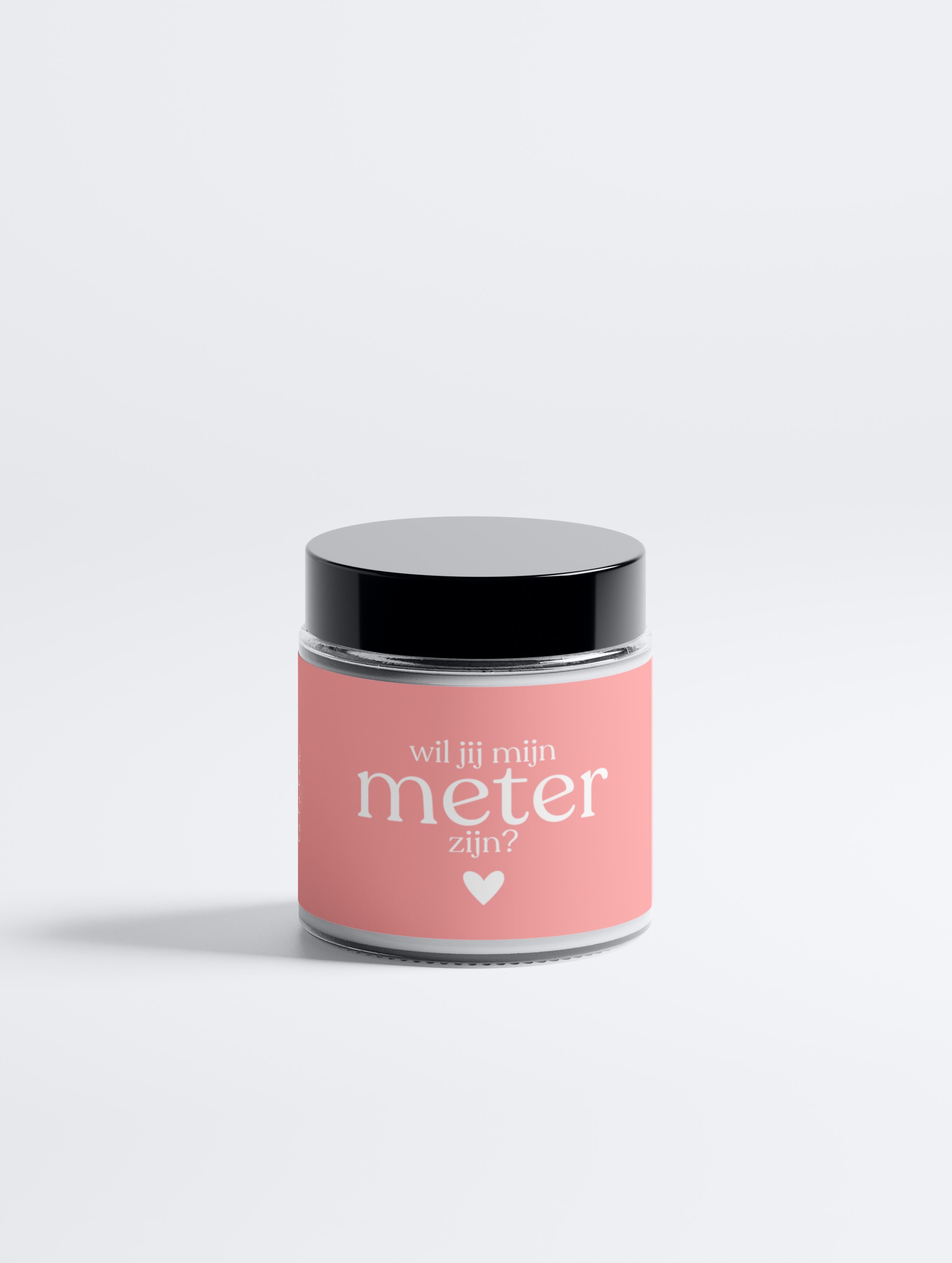 Kaars in natuurlijke sojawas - Wil jij mijn meter zijn?