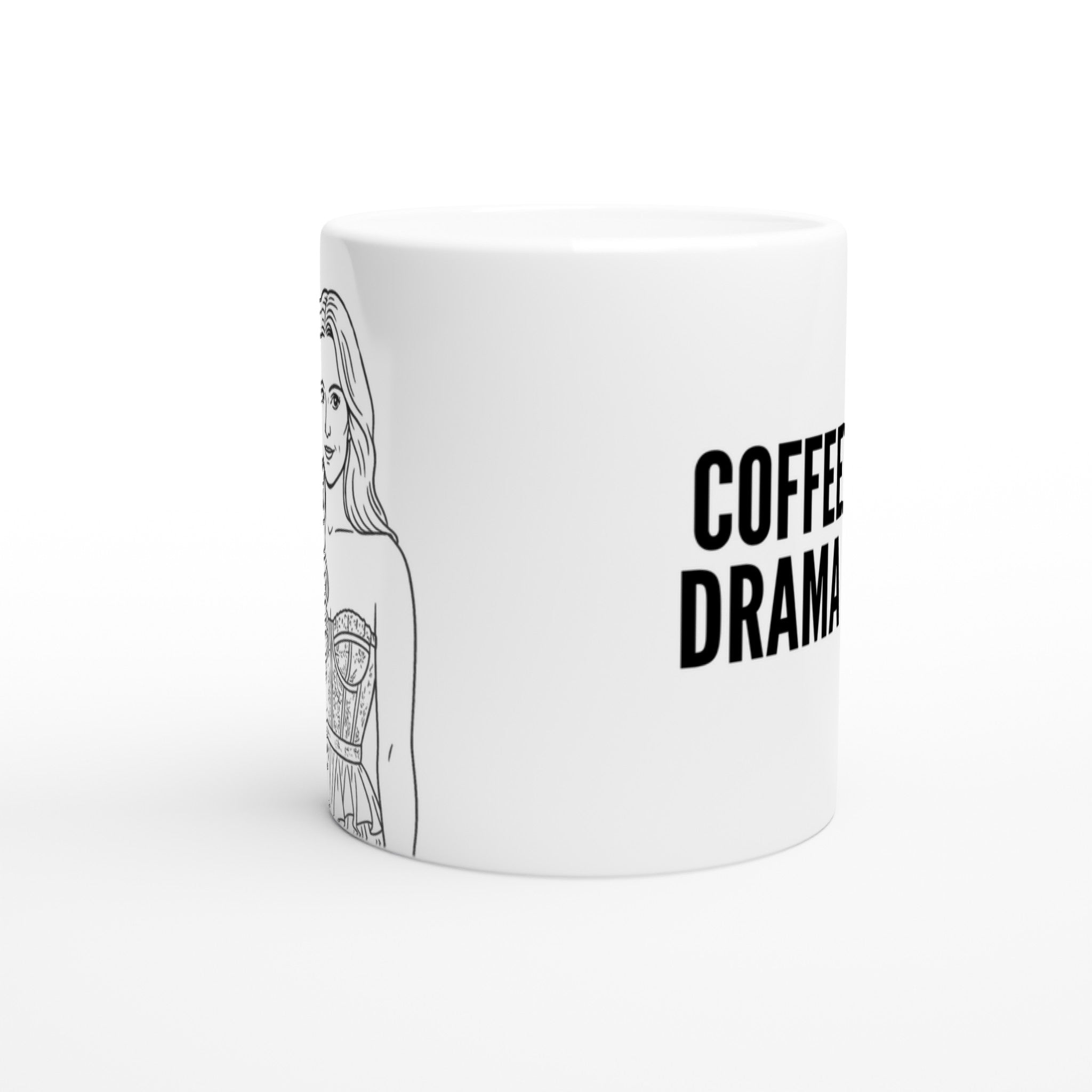Mok voor koffie/thee - Drama - Coffee first, drama later - LaLaLou