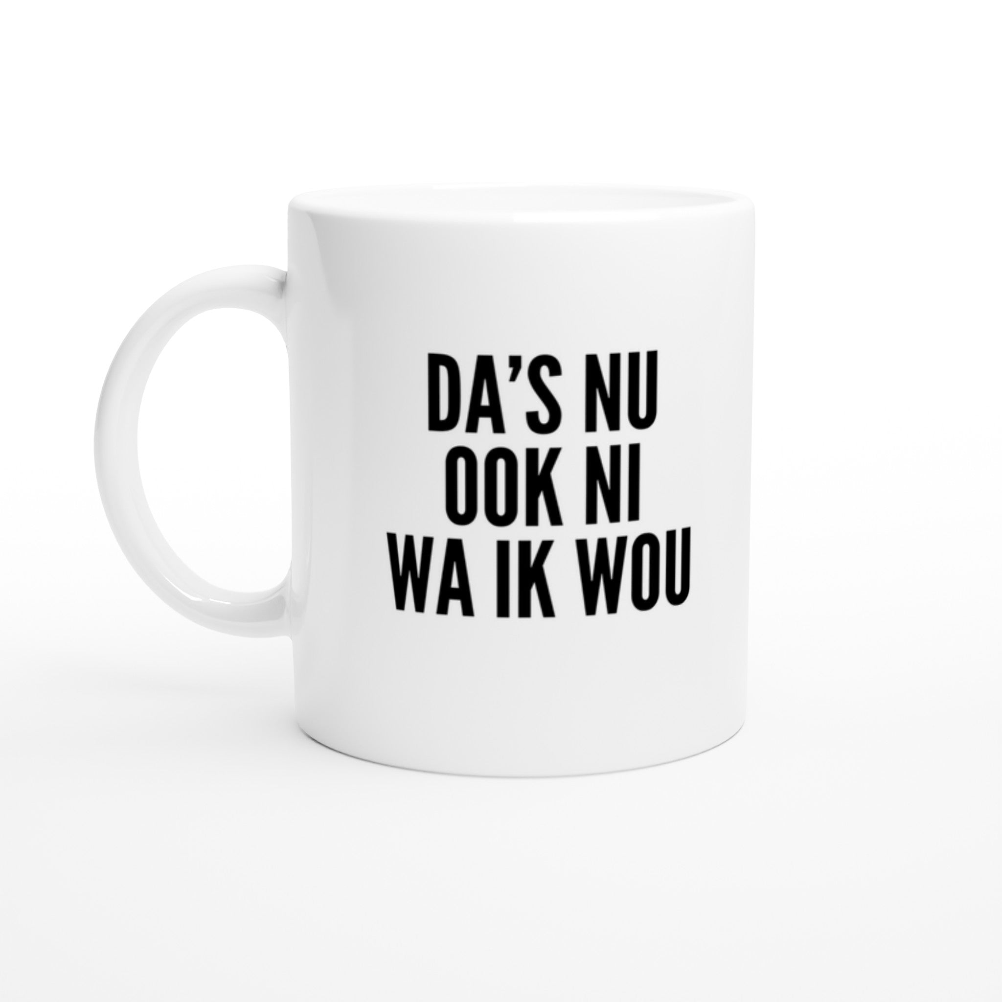 Mok voor koffie/thee - grof gebekt - da's nu ook ni wa ik wou - LaLaLou