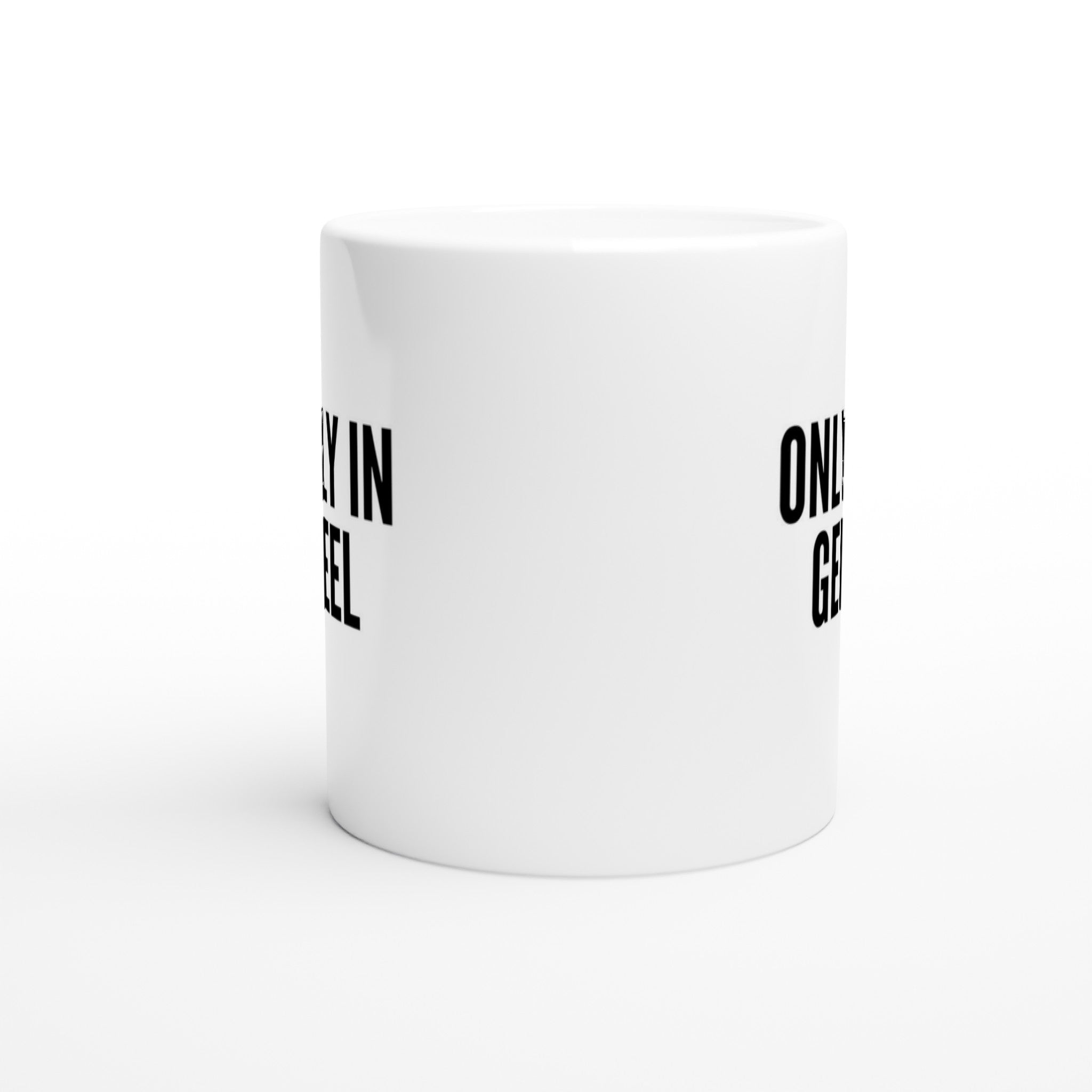 Mok voor koffie/thee - Only in... Vlaamse steden - Geel - LaLaLou