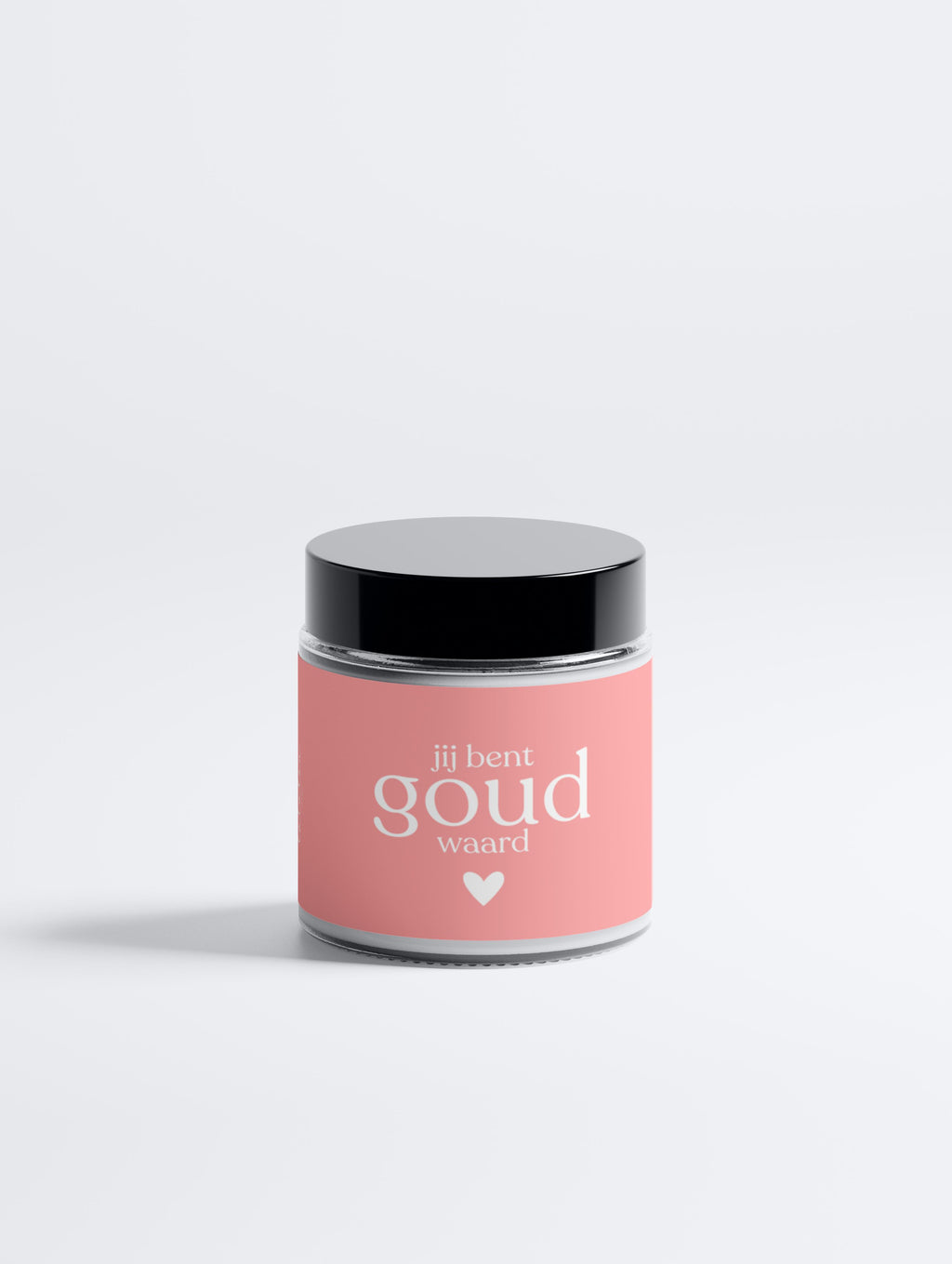 Bougie en cire de soja naturelle - Vous valez de l'or