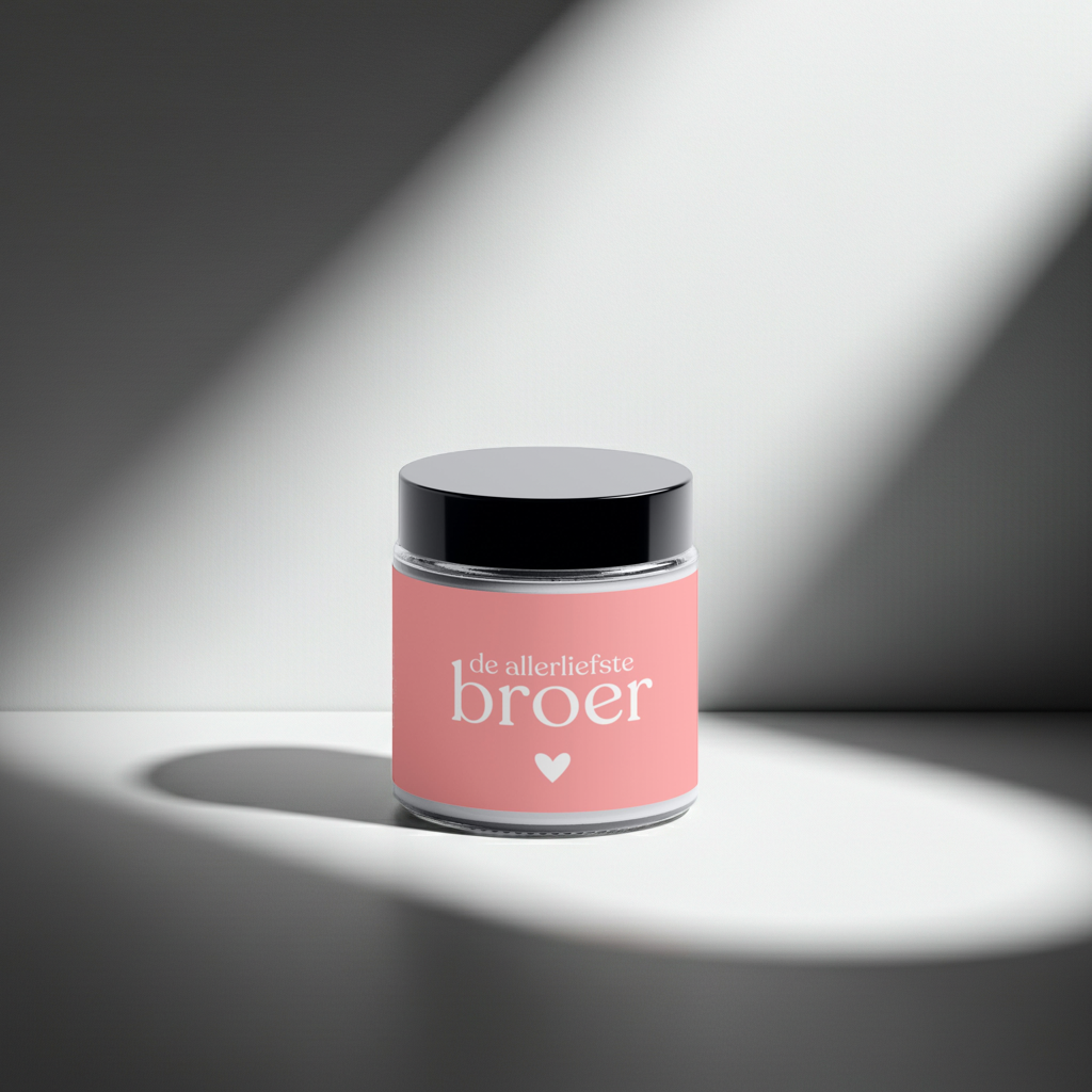 Bougie en cire de soja naturelle - le frère le plus doux