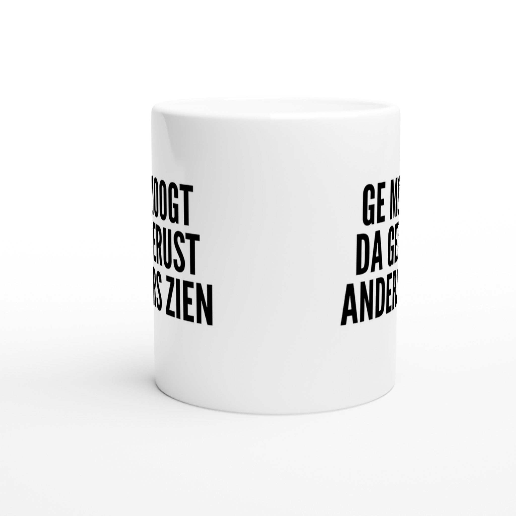 Mok voor koffie/thee - grof gebekt - ge moogt da gerust anders zien - LaLaLou