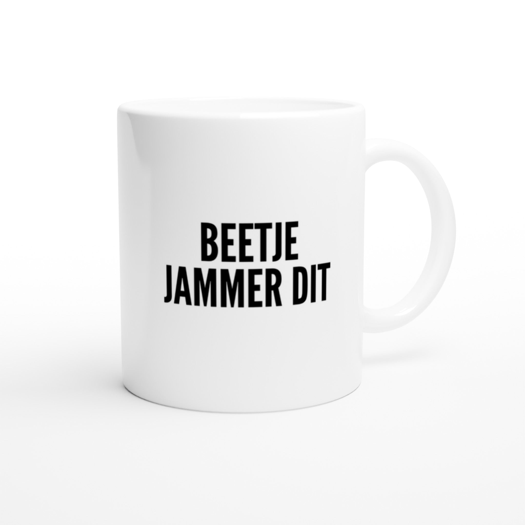 Mok voor koffie/thee - grof gebekt - beetje jammer dit - LaLaLou