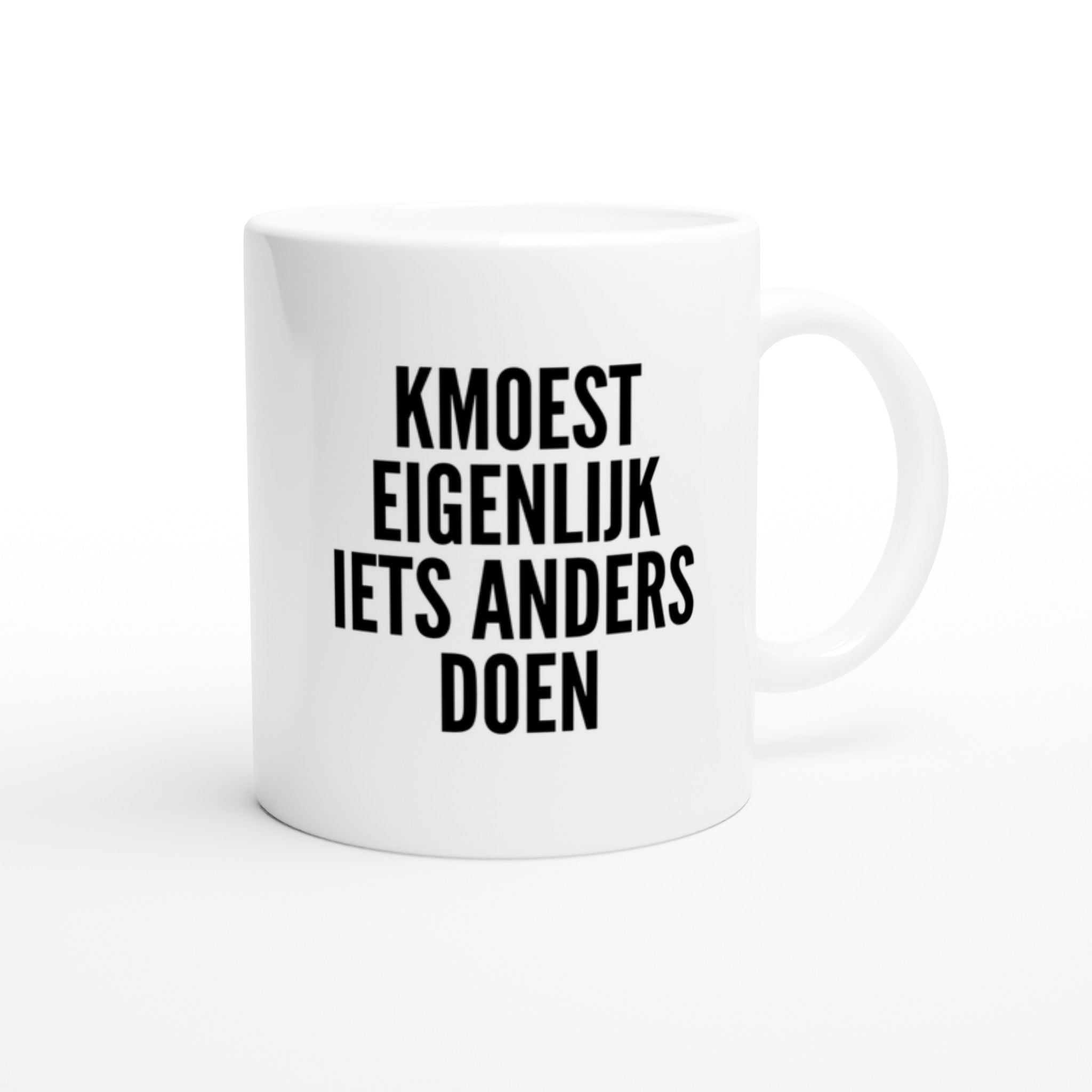 Mok voor koffie/thee - grof gebekt - kmoest eigenlijk iets anders doen - LaLaLou