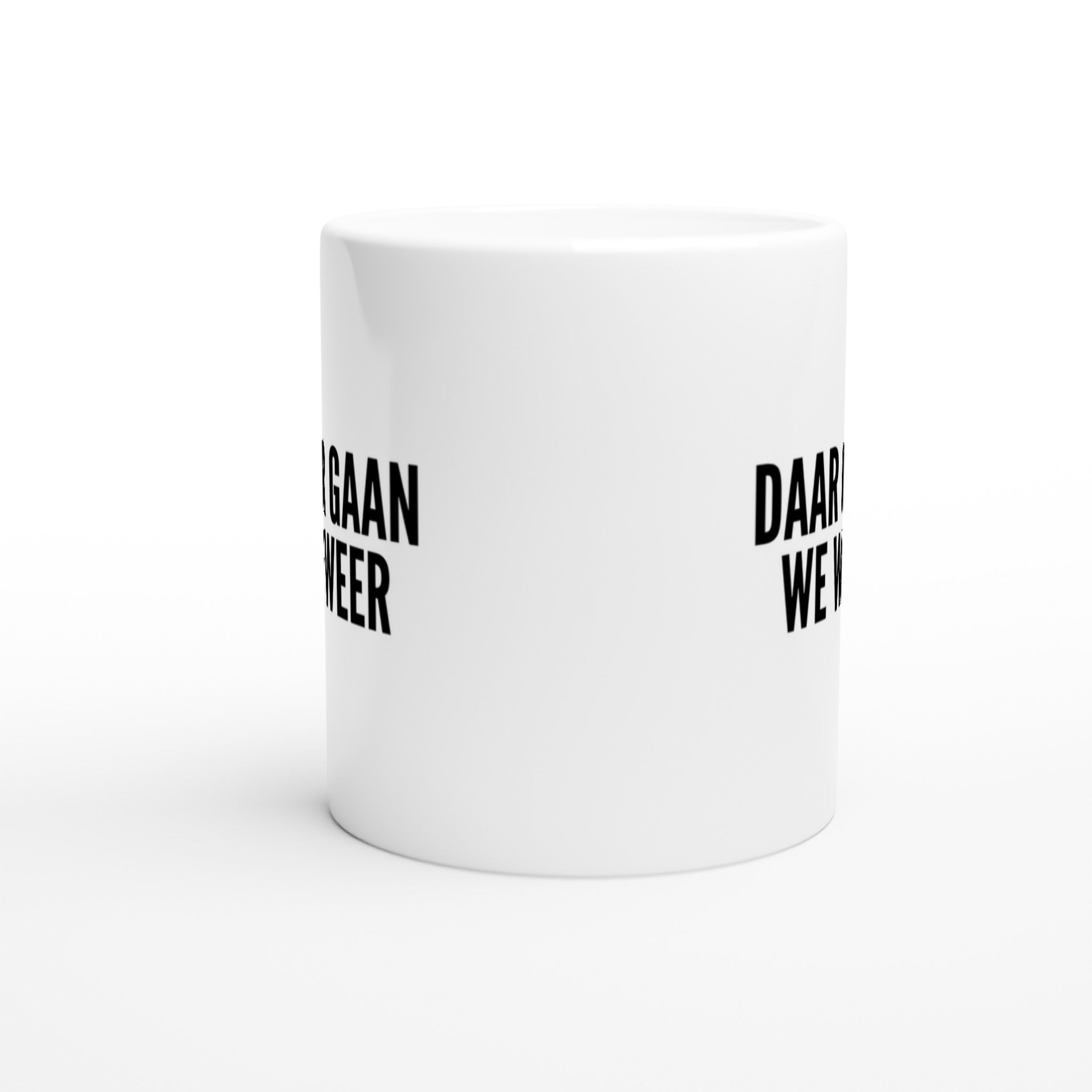 Mok voor koffie/thee - grof gebekt - daar gaan we weer - LaLaLou