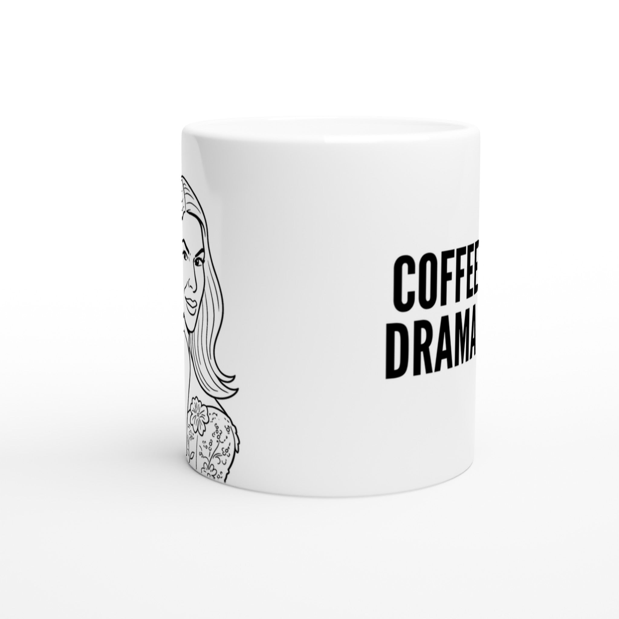 Mok voor koffie/thee - Drama - Coffee first, drama later - LaLaLou