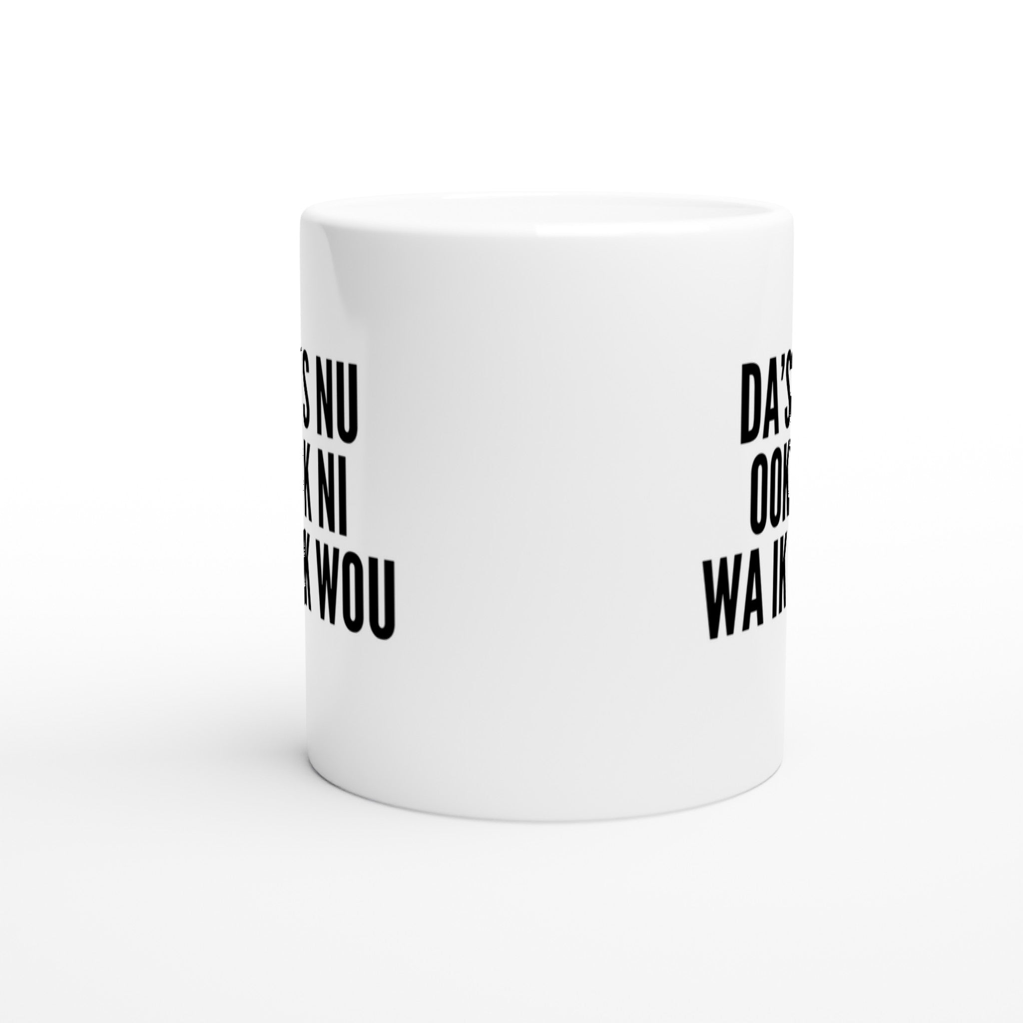 Mok voor koffie/thee - grof gebekt - da's nu ook ni wa ik wou - LaLaLou