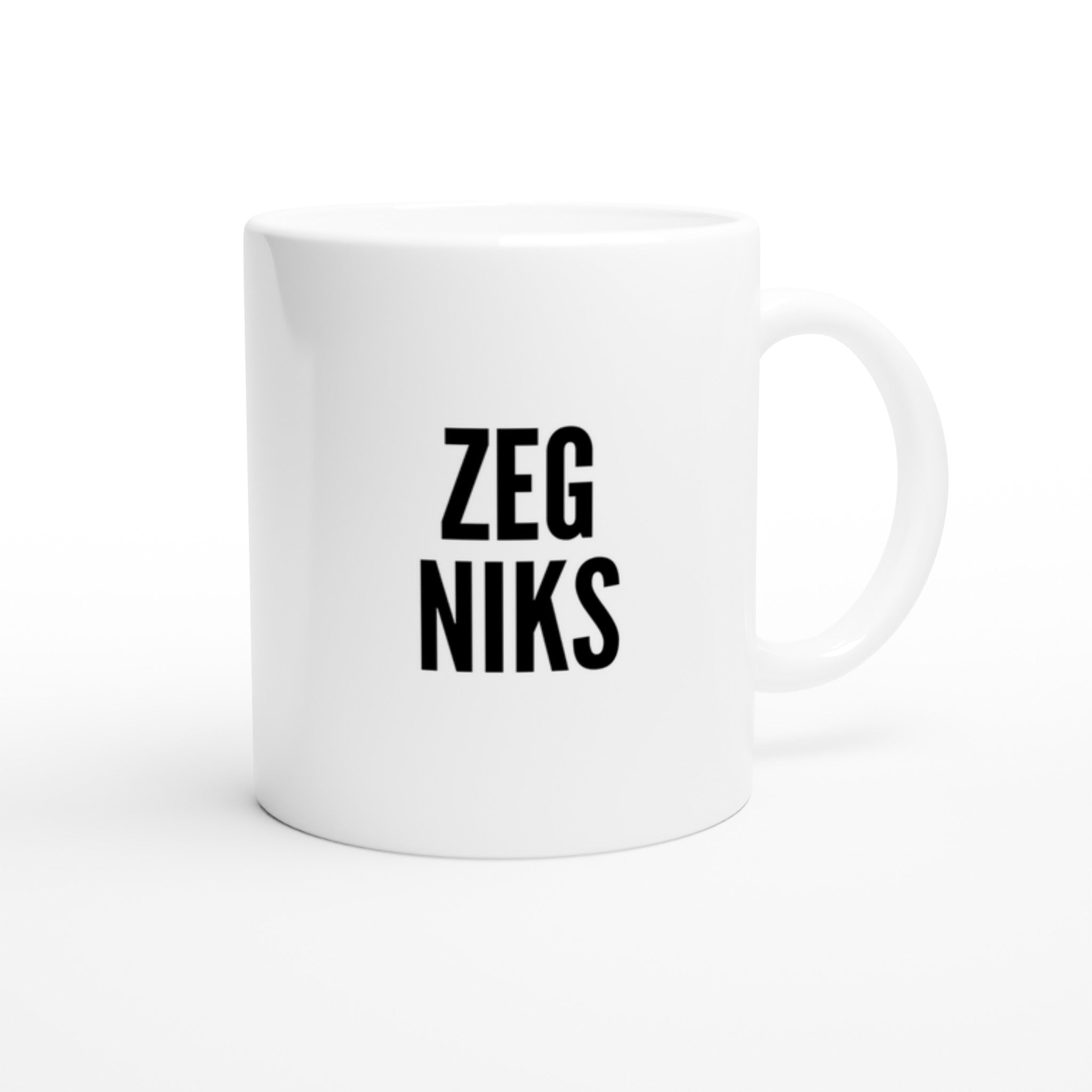 Mok voor koffie/thee - grof gebekt - zeg niks - LaLaLou