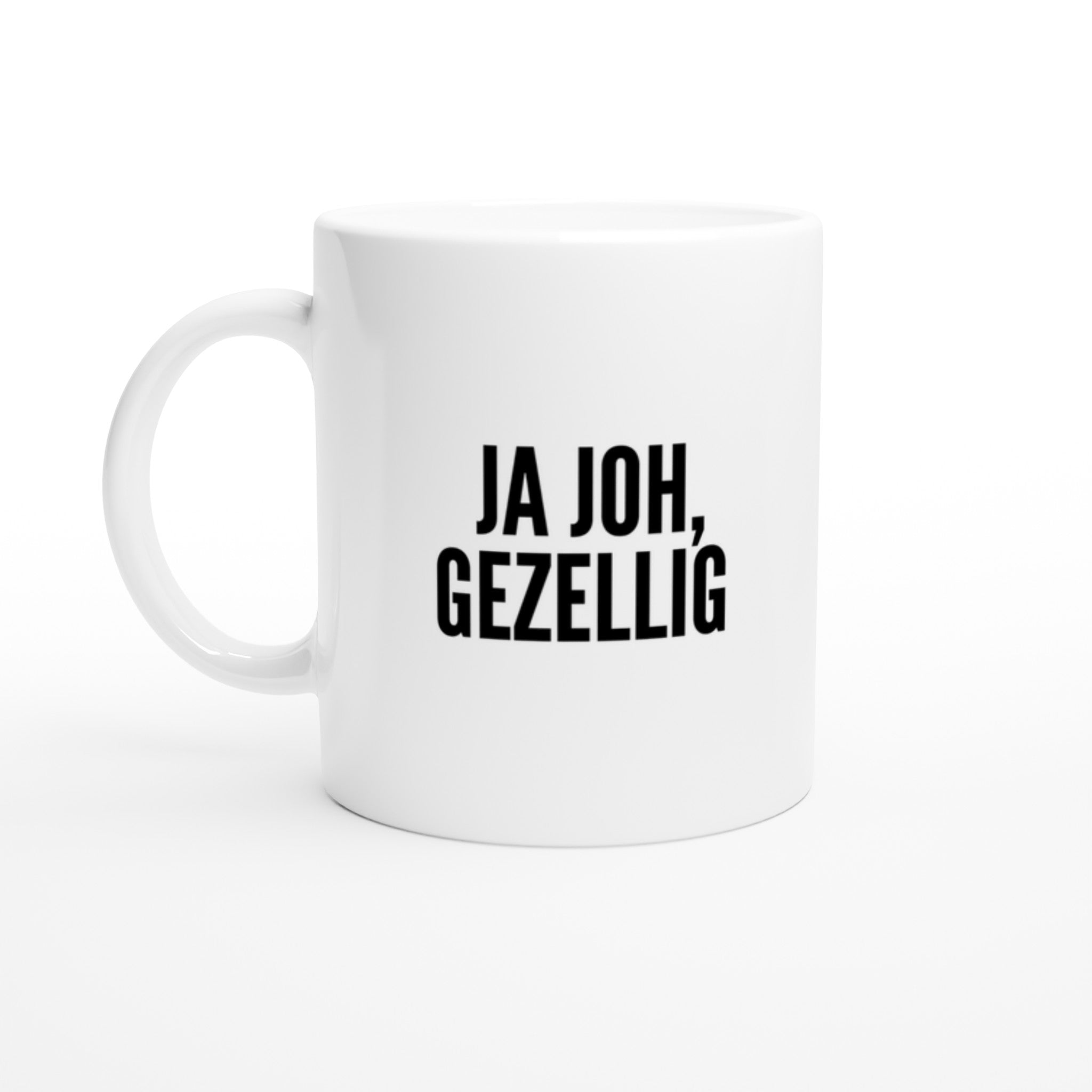 Mok voor koffie/thee - grof gebekt - ja joh, gezellig - LaLaLou