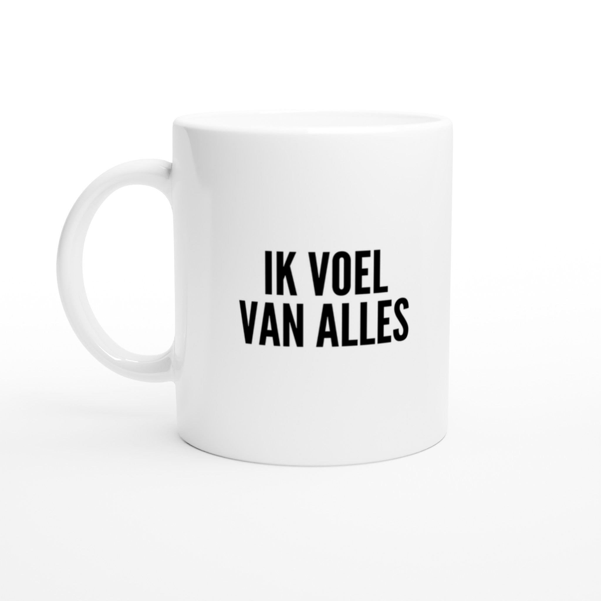 Mok voor koffie/thee - grof gebekt - ik voel van alles - LaLaLou