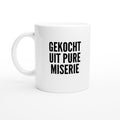 Mok voor koffie/thee - grof gebekt - gekocht uit pure miserie - LaLaLou
