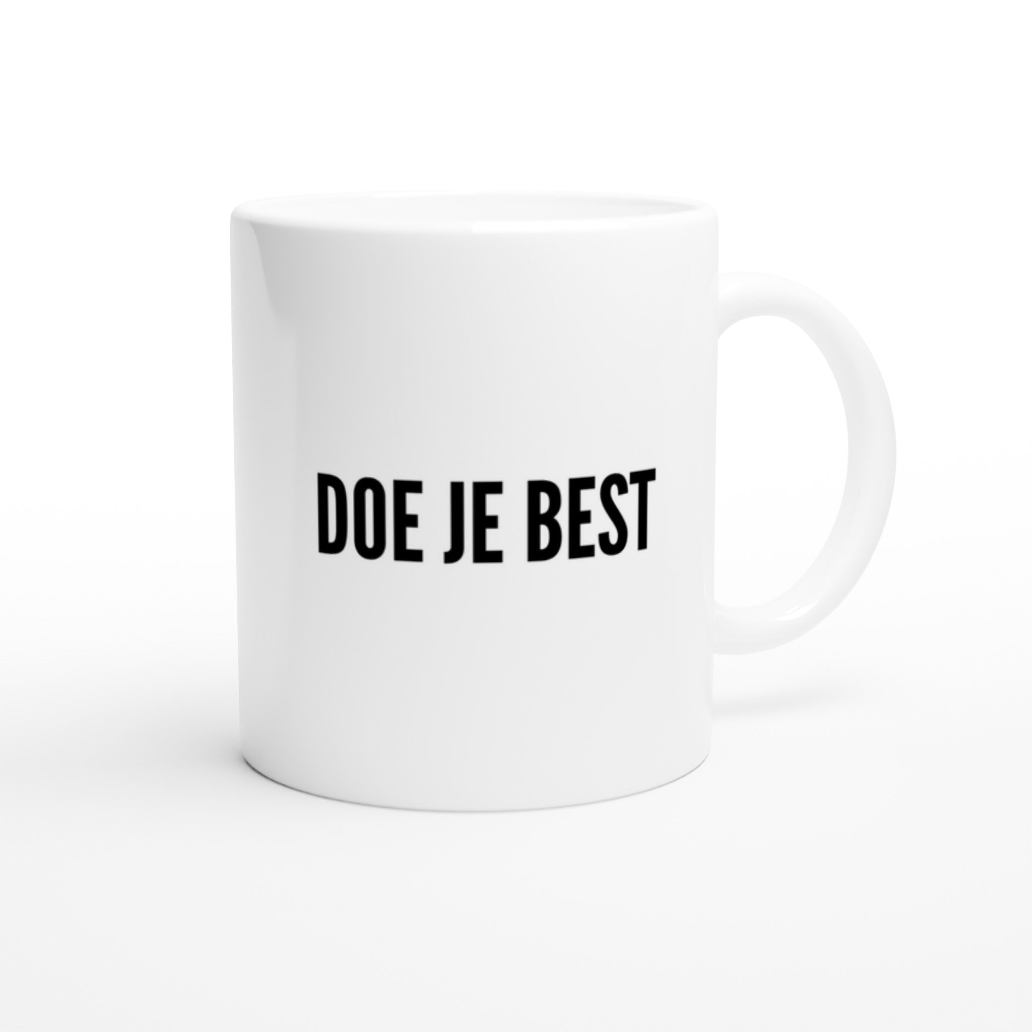 Mok voor koffie/thee - grof gebekt - doe je best - LaLaLou