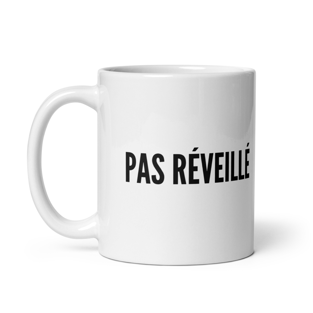 Mok voor koffie/thee - Mug à message - Pas réveillé